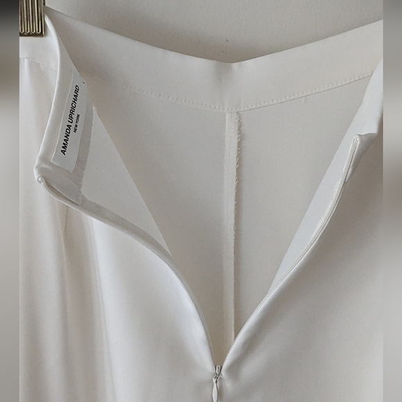 Amanda Uprichard Ariya Pant off white/ivory Size Small - Picture 4 of 11